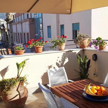 Apartment Terrace With View Attic In Old Town Ballarhome Palermo